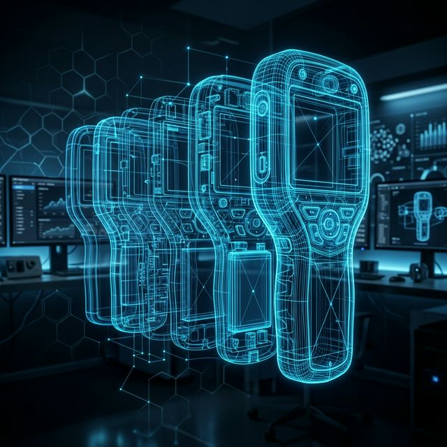 Digital prototype iteration layers CAD model